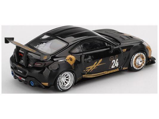 Toyota GR86 LB Nation Black/Gold (RHD) Blister Packaging 1:64 Scale MINI GT Diecast Model Car-MINI GT-Diecast Model Centre