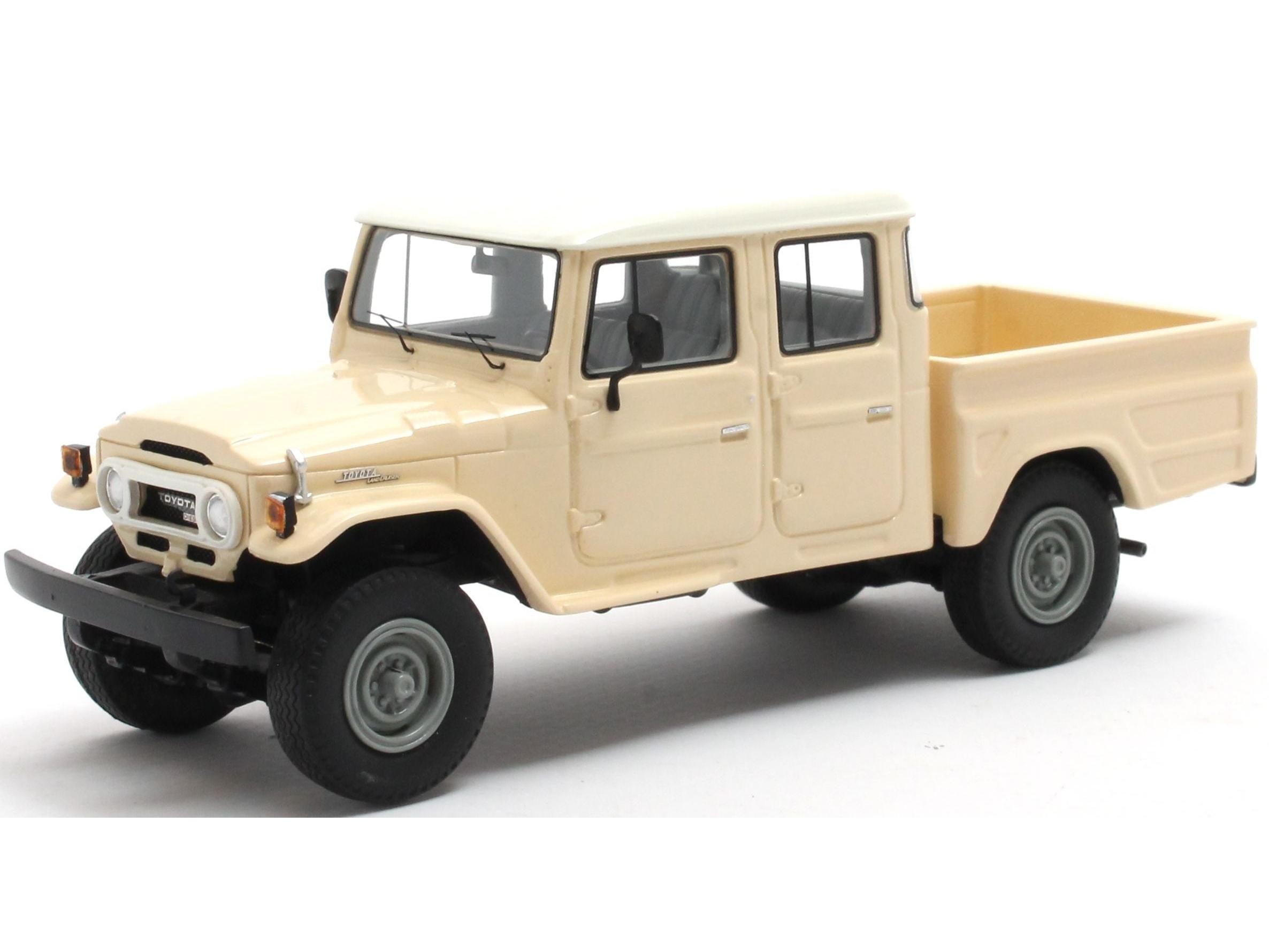 Toyota HJ45 Landcruiser Crew Cab Cream 1:43 Scale Matrix Resin Model Car-Matrix-Diecast Model Centre