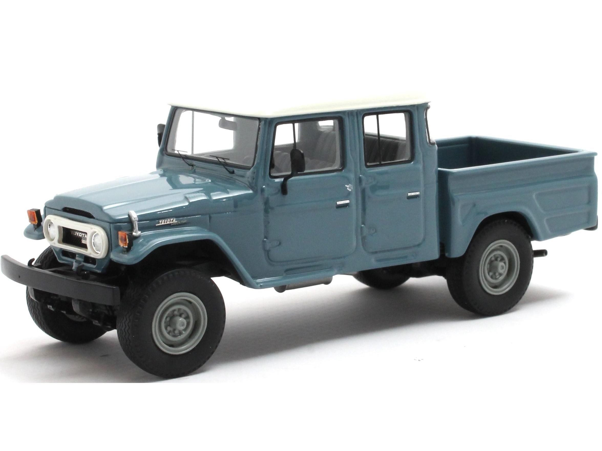 Toyota HJ45 Landcruiser Crew Cab Grey 1:43 Scale Matrix Resin Model Car-Matrix-Diecast Model Centre