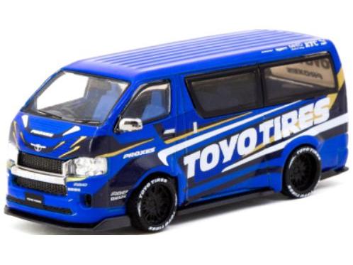 Toyota Hiace Widebody Toyo Tyres 1:64 Scale Tarmac Works Diecast Model Car-Tarmac Works-Diecast Model Centre