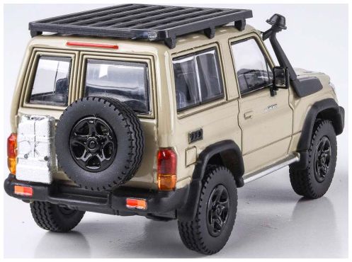 Toyota Land Cruiser 71 Sandy Taupe Anniversary Edition 2023 (RHD) 1:64 Scale Paragon Diecast Model Car-Paragon-Diecast Model Centre