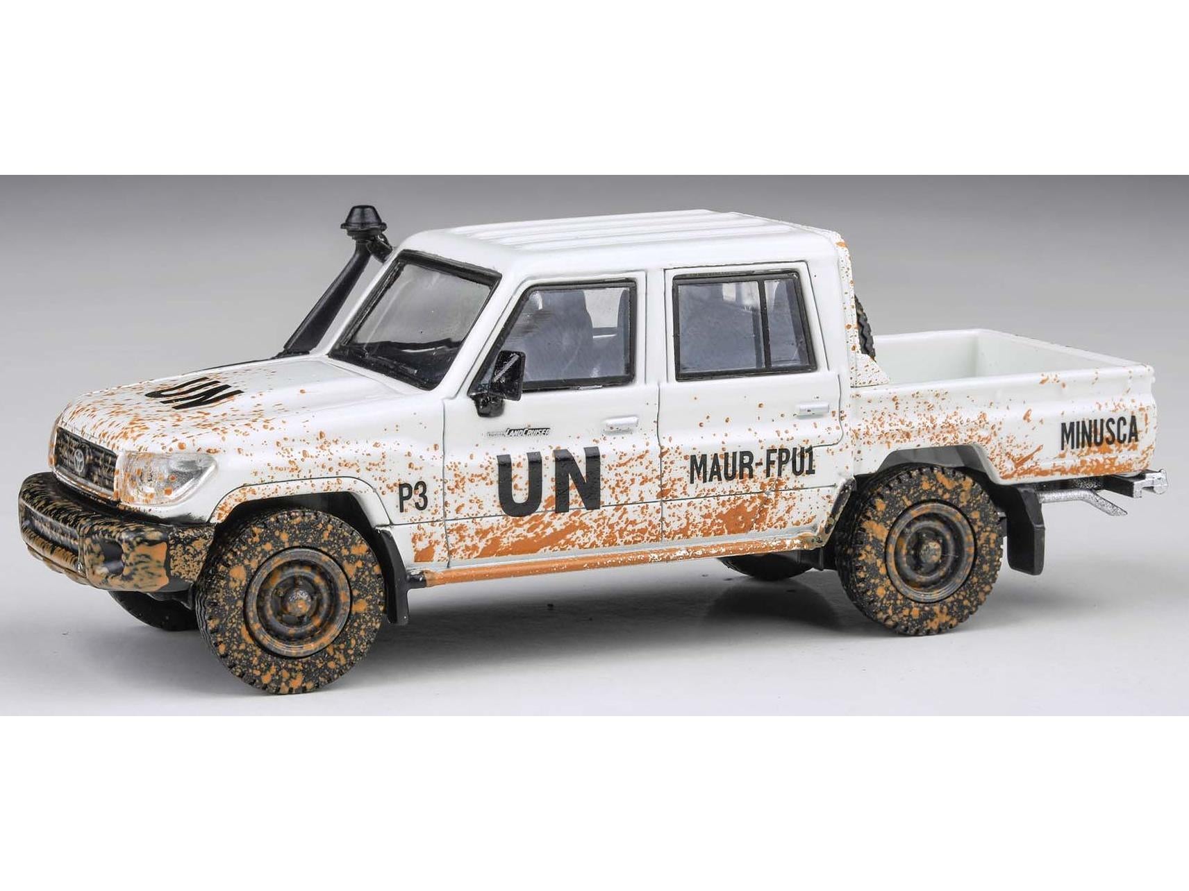 Toyota Land Cruiser LC79 UN Minusca Off Road Effect 2014 (LHD) 1:64 Scale Paragon Diecast Model Car-Paragon-Diecast Model Centre