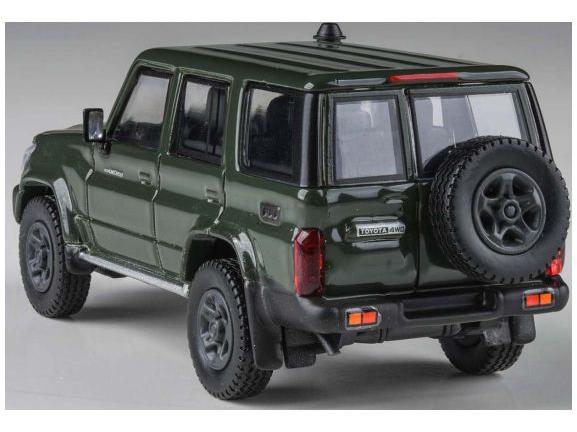 Toyota Landcruiser LC76 Military Green 2014 (RHD) 1:64 Scale Diecast Model Car – Para64-Para64-Diecast Model Centre