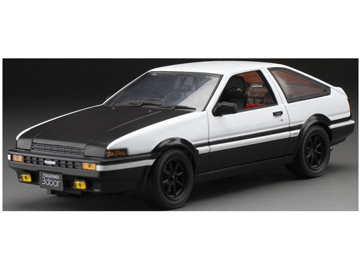 Toyota Sprinter Trueno GT Apex (AE86) White/Black - 1:24 Scale-Sun Star-Diecast Model Centre