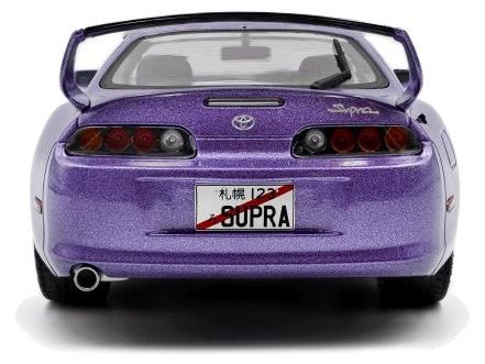 Toyota Supra Mk4 (A80) Solido Works Purple 1993 1:18 Scale Diecast Model Car – Solido-Solido-Diecast Model Centre