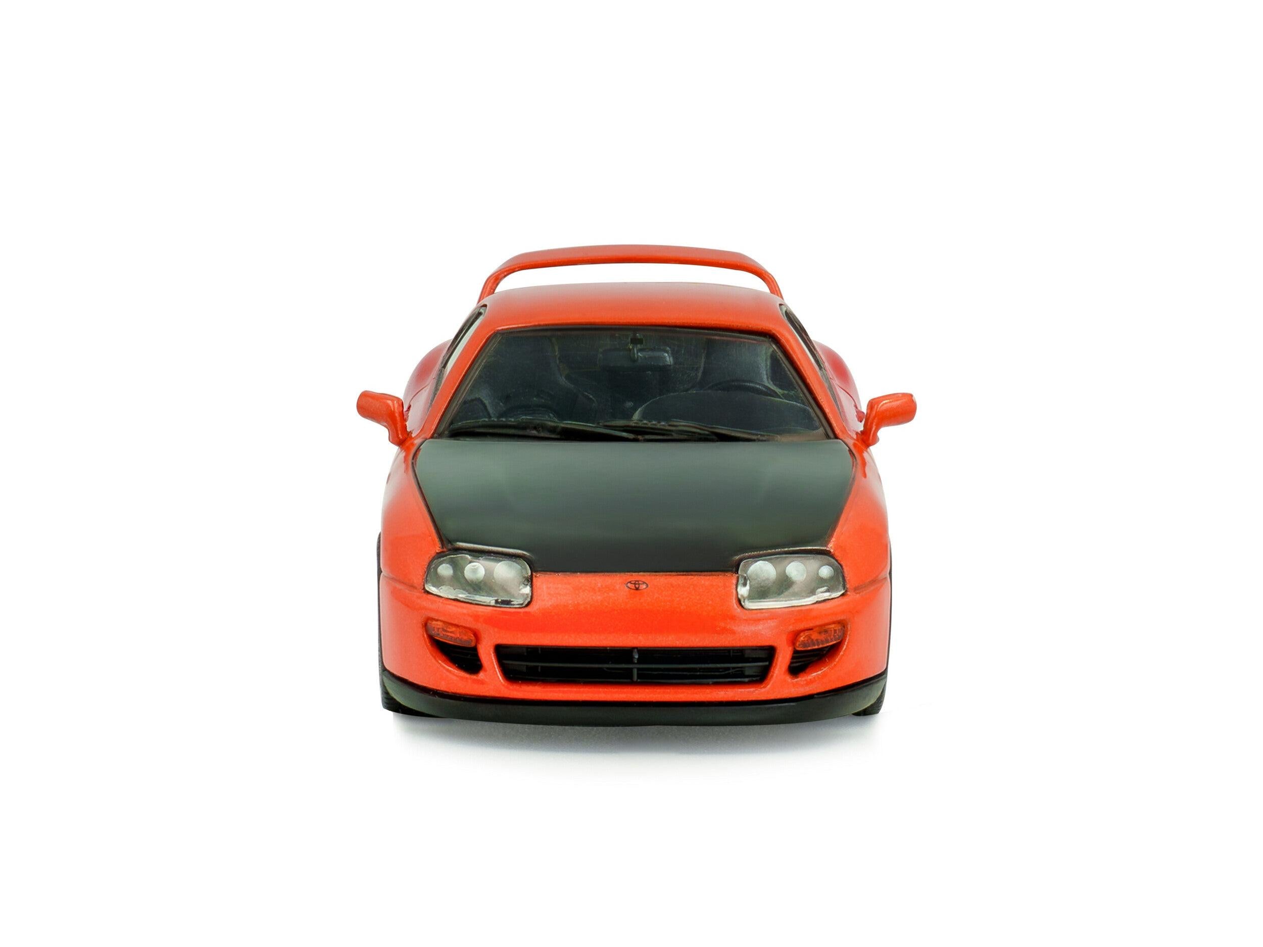 Toyota Supra Mk4 Orange Custom 2001 1:43 Scale Solido Diecast Model Car-Solido-Diecast Model Centre