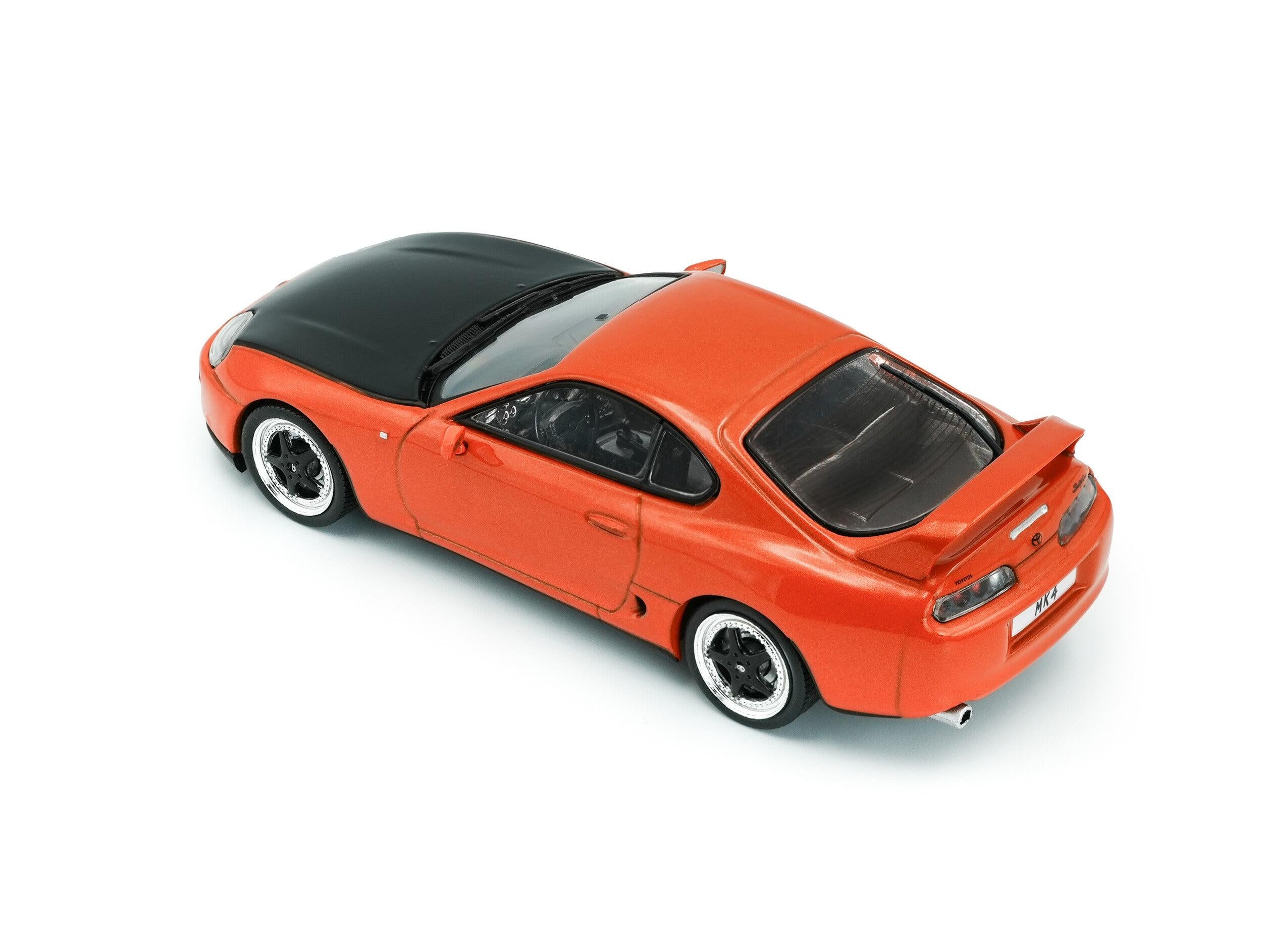 Toyota Supra Mk4 Orange Custom 2001 1:43 Scale Solido Diecast Model Car-Solido-Diecast Model Centre