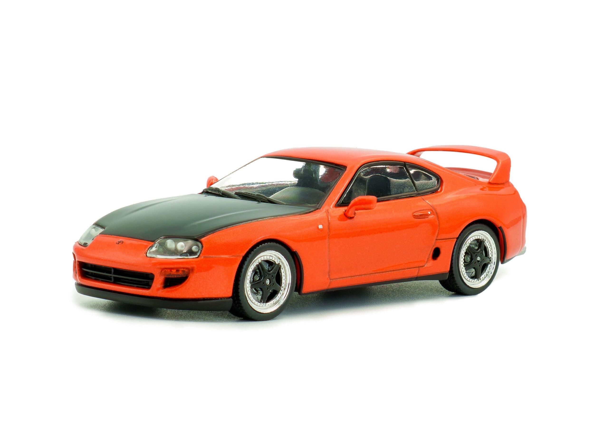 Toyota Supra Mk4 Orange Custom 2001 1:43 Scale Solido Diecast Model Car-Solido-Diecast Model Centre