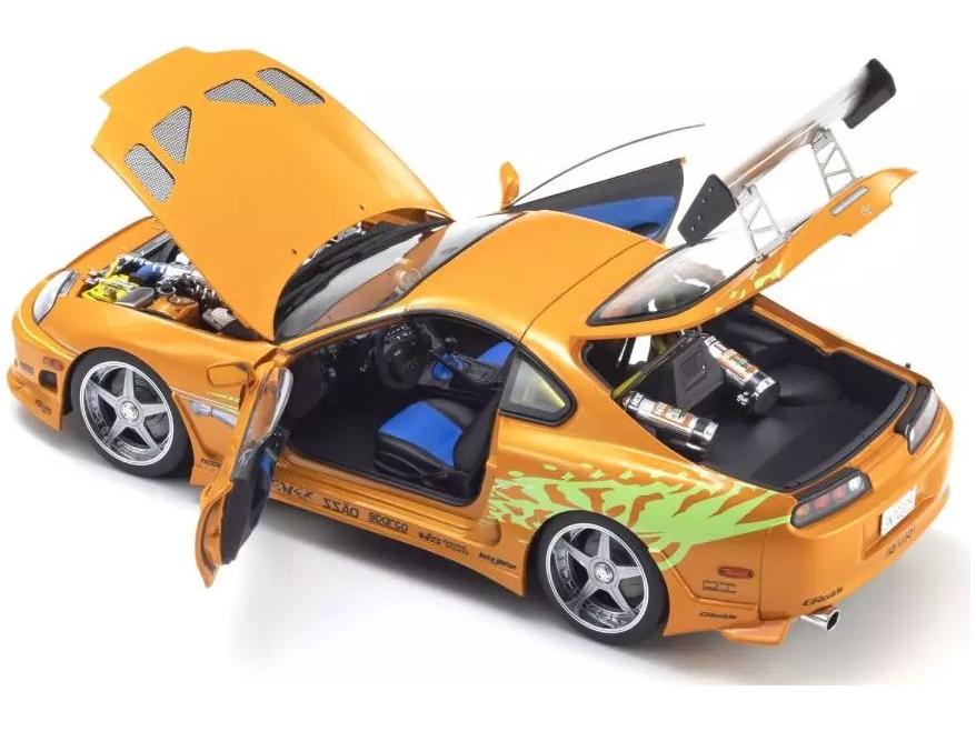 Toyota Supra Turbo Fast and Furious Orange Pearl 1:18 Scale Kyosho Diecast Model Car-Kyosho-Diecast Model Centre