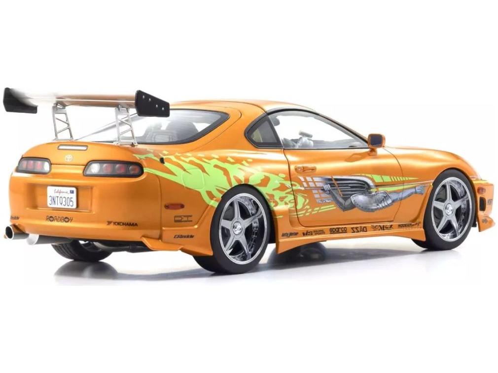 Toyota Supra Turbo Fast and Furious Orange Pearl 1:18 Scale Kyosho Diecast Model Car-Kyosho-Diecast Model Centre