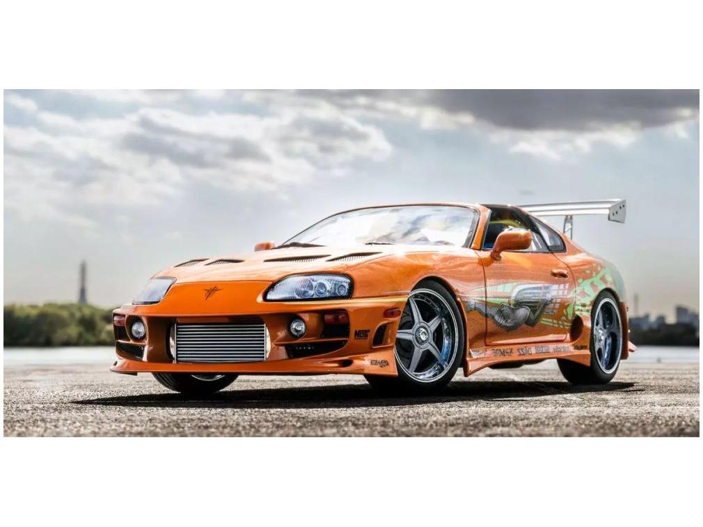 Toyota Supra Turbo Fast and Furious Orange Pearl 1:18 Scale Kyosho Diecast Model Car-Kyosho-Diecast Model Centre