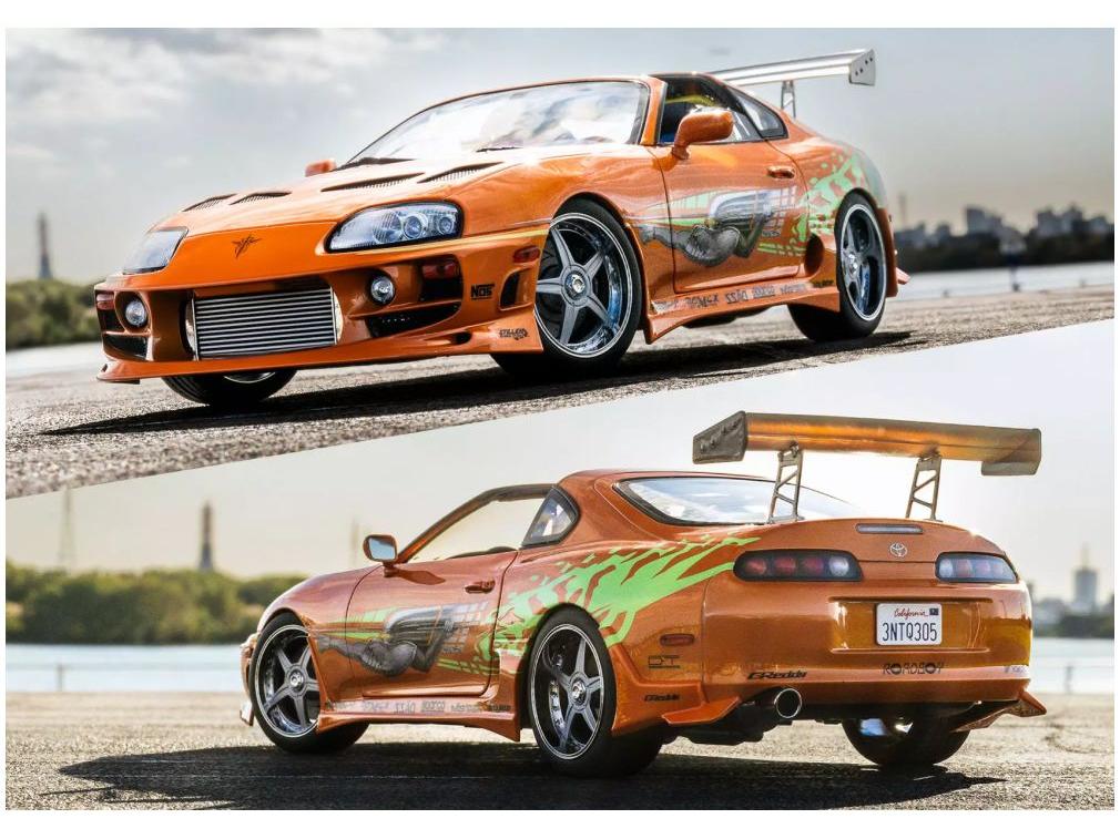 Toyota Supra Turbo Fast and Furious Orange Pearl 1:18 Scale Kyosho Diecast Model Car-Kyosho-Diecast Model Centre