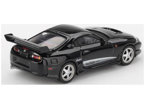 Toyota Supra Veilside Combat V-II Black (LHD) Blister Packaging 1:64 Scale Diecast Model Car – MINI GT-MINI GT-Diecast Model Centre
