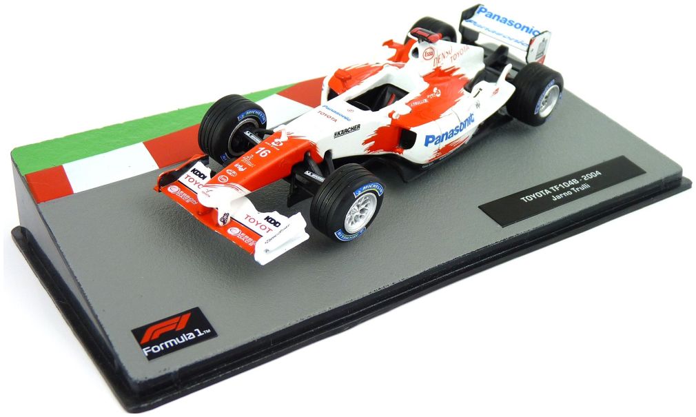 Toyota TF104B F1 2004 Jarno Trulli 1:43 Scale Diecast Model