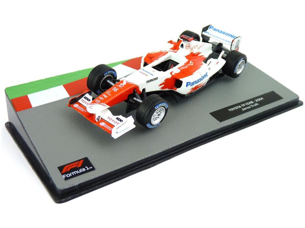 Toyota TF104B F1 2004 Jarno Trulli 1:43 Scale Diecast Model
