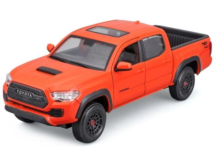 Toyota Tacoma Orange 2021 1:24 Scale Maisto Diecast Model Pickup-Maisto-Diecast Model Centre