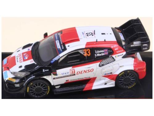 Toyota Yaris #33 WRC1 Rally Croatia 2023 A.Evans/S.Martin 1:43 Scale IXO Diecast Model Car-IXO-Diecast Model Centre