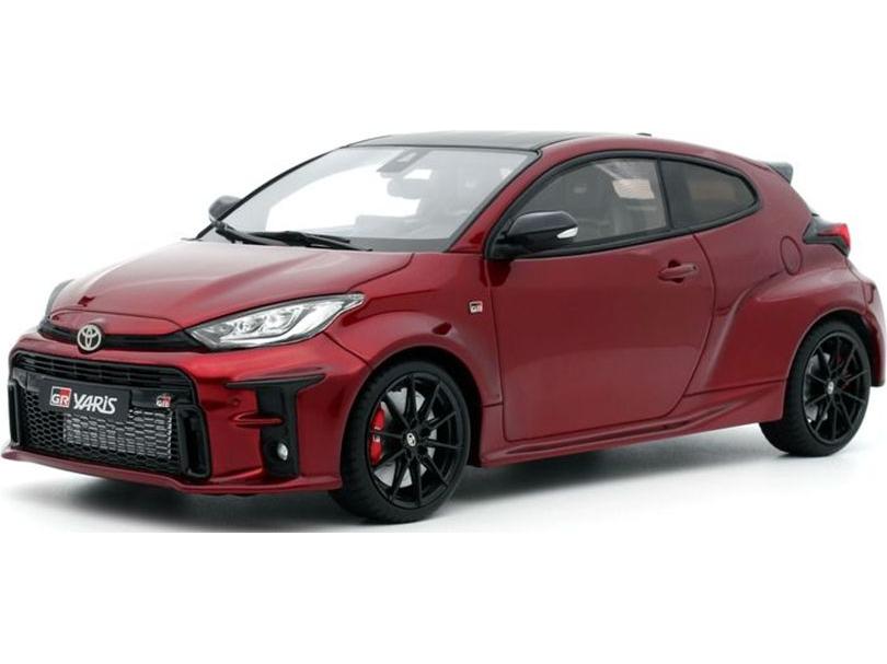 Toyota Yaris GR Red 2021 1:18 Scale OttOmobile Resin Model-OttOmobile-Diecast Model Centre