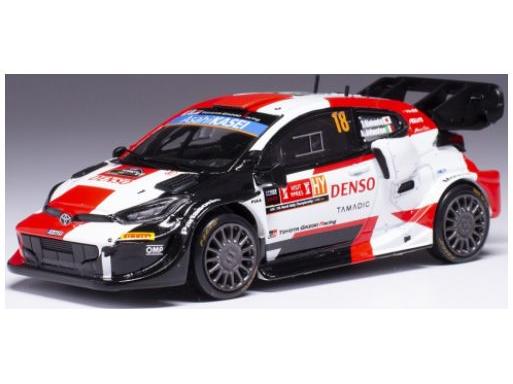 Toyota Yaris Rally1 #18 WRC Rally Ypern 2022 T.Katsuta/A.Johnston 1:43 Scale IXO Diecast Model Car-IXO-Diecast Model Centre
