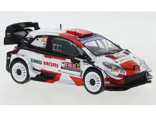Toyota Yaris WRC #33 Rally Ypres 2021 E.Evans/S.Martin 1:43 Scale IXO Diecast Model Car-IXO-Diecast Model Centre