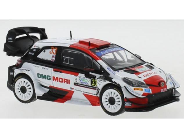 Toyota Yaris WRC #33 Toyota Gazoo Racing WRC Monza 2021 E.Evans/S.Martin 1:43 Scale IXO Diecast Model Car-IXO-Diecast Model Centre