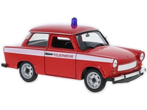 Trabant 601 Feuerwehr 1:24 Scale Diecast Car – Welly-Welly-Diecast Model Centre