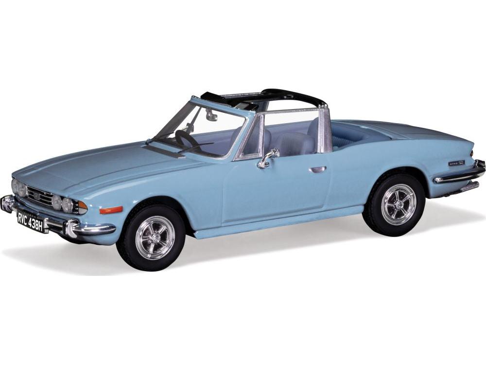 Triumph Stag Mk1 Pre-Pro Car (LD17) Blue 1:43 Scale Corgi Vanguards Diecast Model-Corgi-Diecast Model Centre