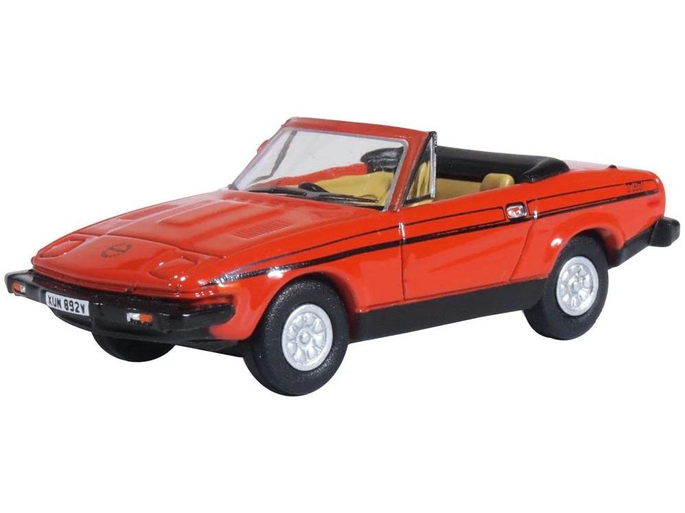 Triumph TR7 Vermillion Red 1:76 Scale Diecast Car – Oxford Diecast-Oxford Diecast-Diecast Model Centre