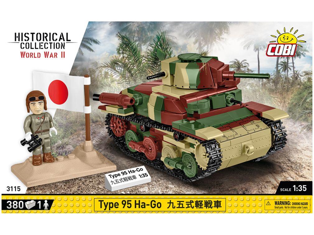 Type 95 HA-GO Japanese Tank 380KL WWII Cobi Brick Build Kit-Cobi-Diecast Model Centre
