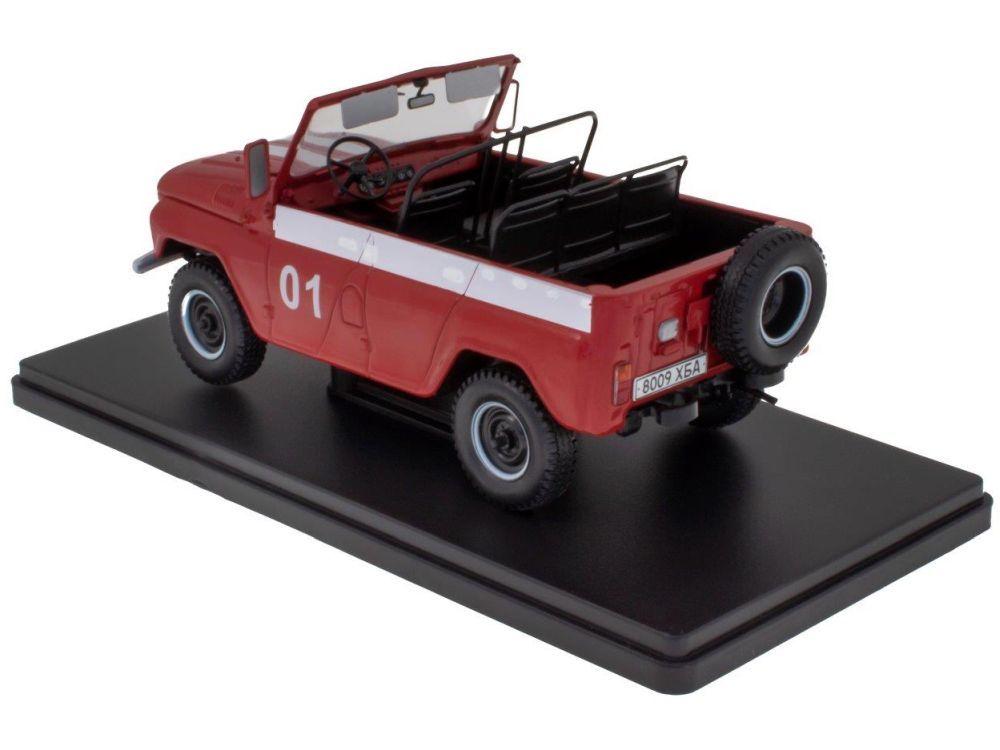 UAZ 469B Fire Department livery 1:24 Scale Unbranded Diecast Model Pickup-Unbranded-Diecast Model Centre