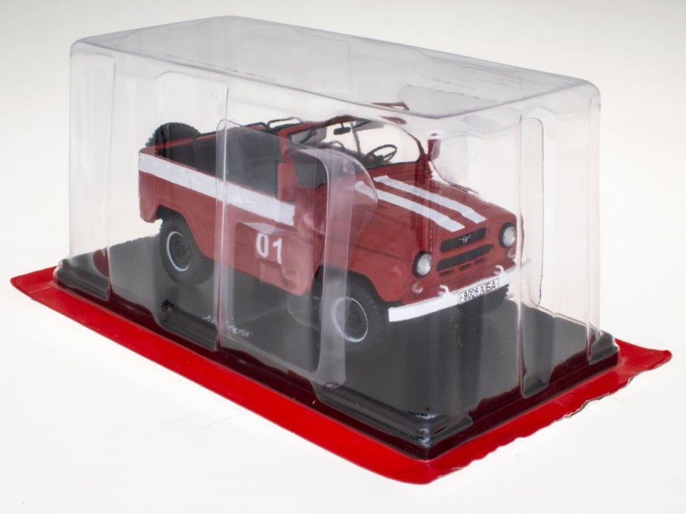 UAZ 469B Fire Department livery 1:24 Scale Unbranded Diecast Model Pickup-Unbranded-Diecast Model Centre