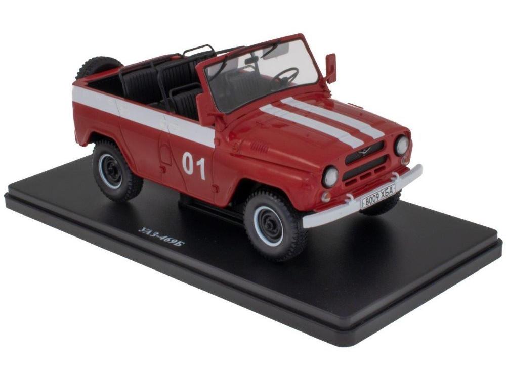 UAZ 469B Fire Department livery 1:24 Scale Unbranded Diecast Model Pickup-Unbranded-Diecast Model Centre