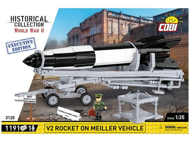 V2 Rocket and Transporter Executive Edition (1210 pcs) Cobi Brick Build Kit-Cobi-Diecast Model Centre