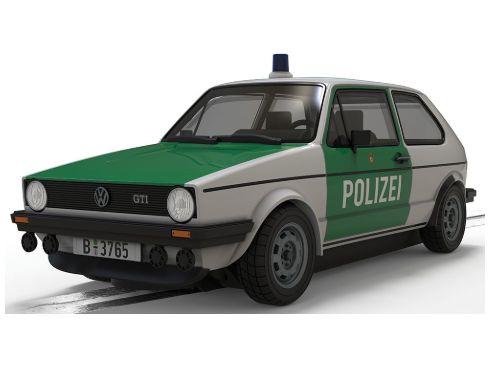VW Golf MK1 - Polizei in Clear Box 1:32 Scale Scalextric-Scalextric-Diecast Model Centre