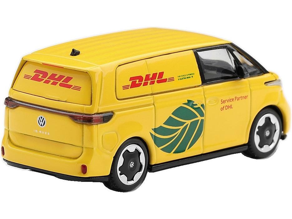 VW ID.BUZZ DHL Electric (LHD) 1:64 Scale Diecast Van – MINI GT-MINI GT-Diecast Model Centre