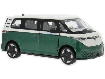 VW ID.BUZZ Green/White 1:24 Scale Diecast Car – Welly-Welly-Diecast Model Centre