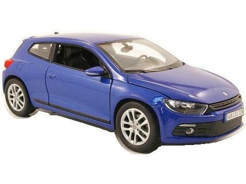 VW Scirocco 3 Blue 1:24 Scale Diecast Car – Welly-Welly-Diecast Model Centre