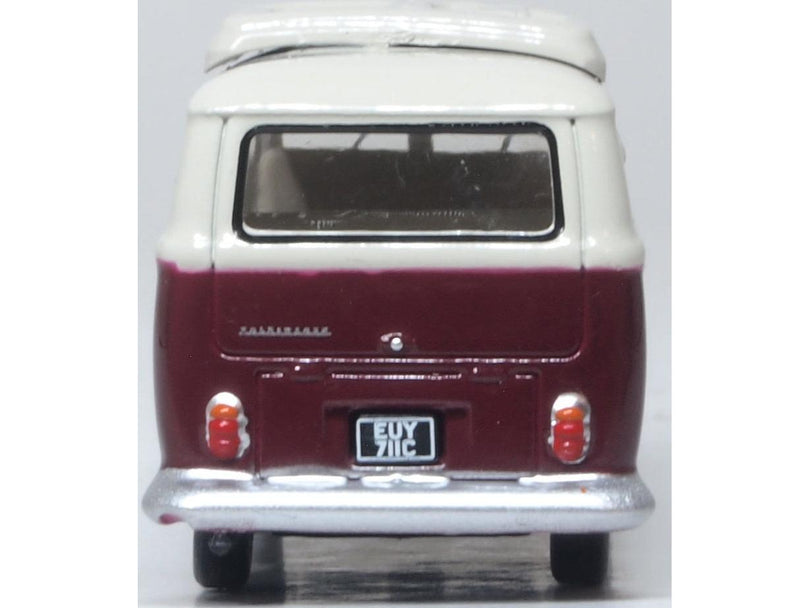 VW T1 Camper Titan Red/Beige Grey 1:76 Scale Diecast Van – Oxford Diecast-Oxford Diecast-Diecast Model Centre