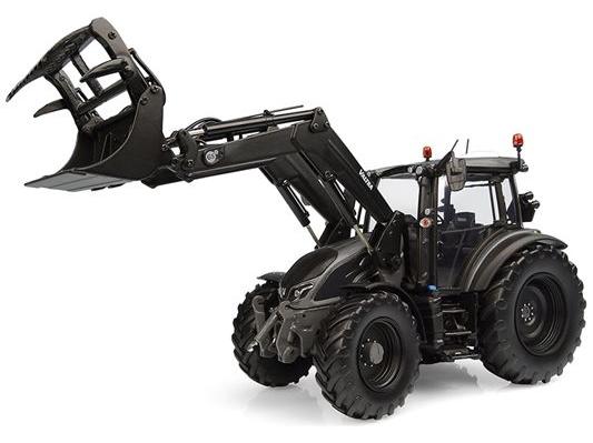 Valtra G135 Tractor w/Front Loader Limited Edition Titanium Grey 1:32 Scale Universal Hobbies Diecast Model-Universal Hobbies-Diecast Model Centre
