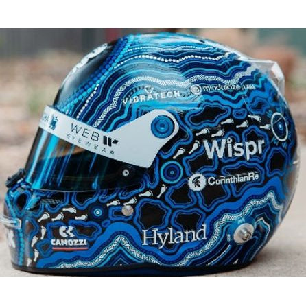 Valtteri Bottas Alfa Romeo Team Stake F1 Australian GP 2023 - 1:5 Scale Replica Helmet-Spark-Diecast Model Centre