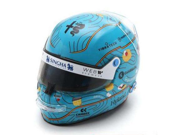 Valtteri Bottas F1 Belgian GP 2023 Helmet 1:5 Scale Spark Resin Replica-Spark-Diecast Model Centre
