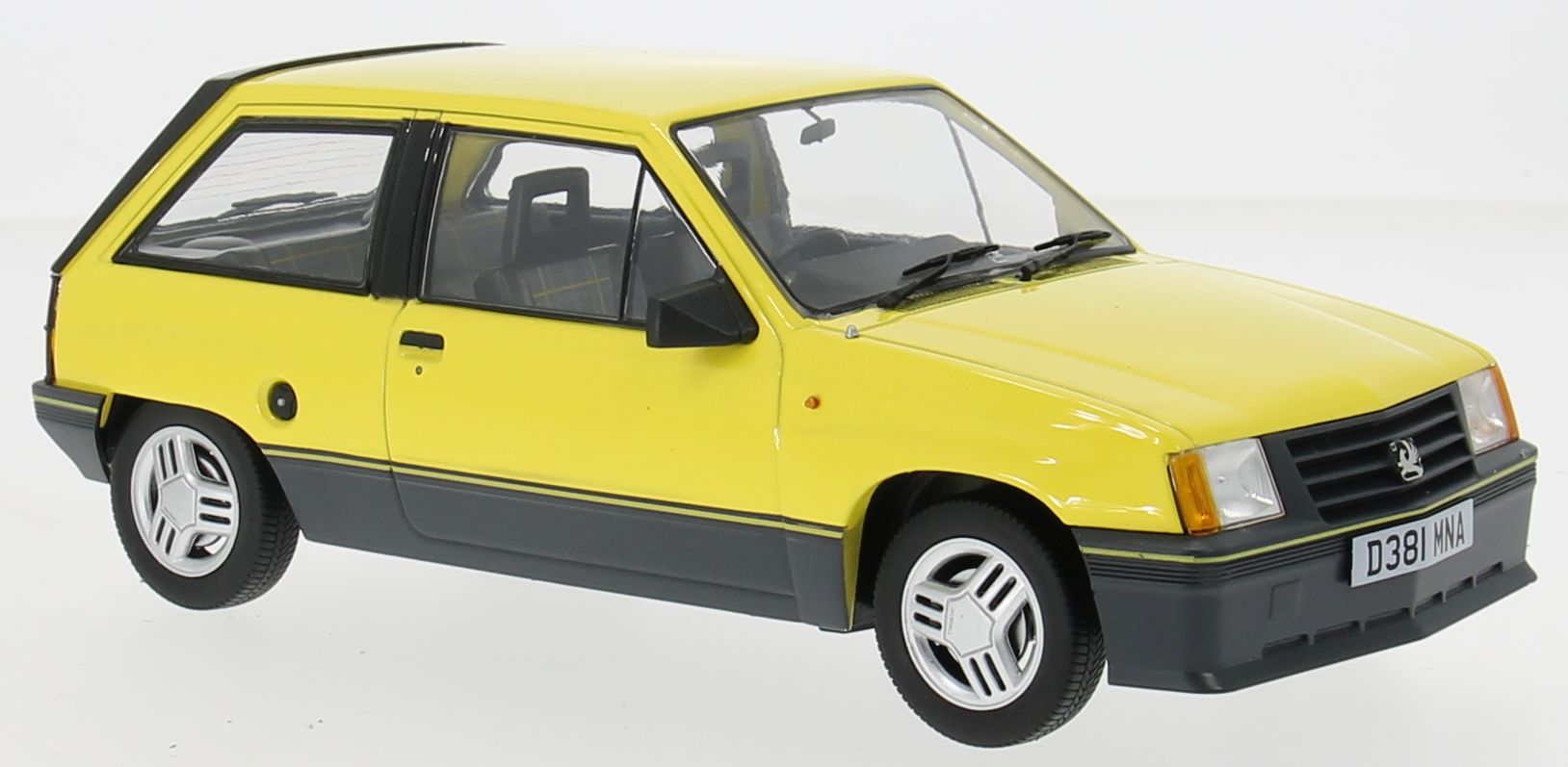 Vauxhall Corsa A SR 1983 Yellow 1:18 Scale Diecast Model Car Group-Model Car Group-Diecast Model Centre