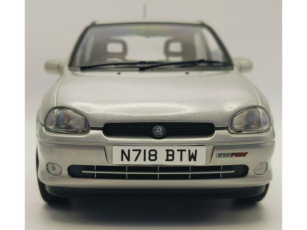 Vauxhall Corsa GSi Silver RHD UK Exclusive 1:18 Scale Model Car Group Diecast Model Car-Model Car Group-Diecast Model Centre