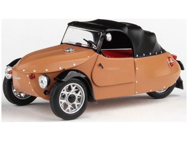 Velorex 16/350 1966 Beige/Black/Black 1:43 Scale Abrex Diecast Model Car-Abrex-Diecast Model Centre
