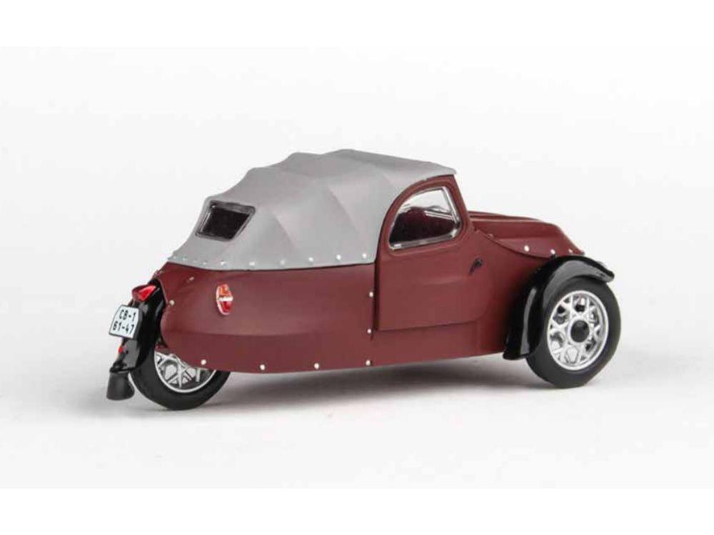 Velorex 16/350 1966 Brown/Mid Grey/Black 1:43 Scale Abrex Diecast Model Car-Abrex-Diecast Model Centre