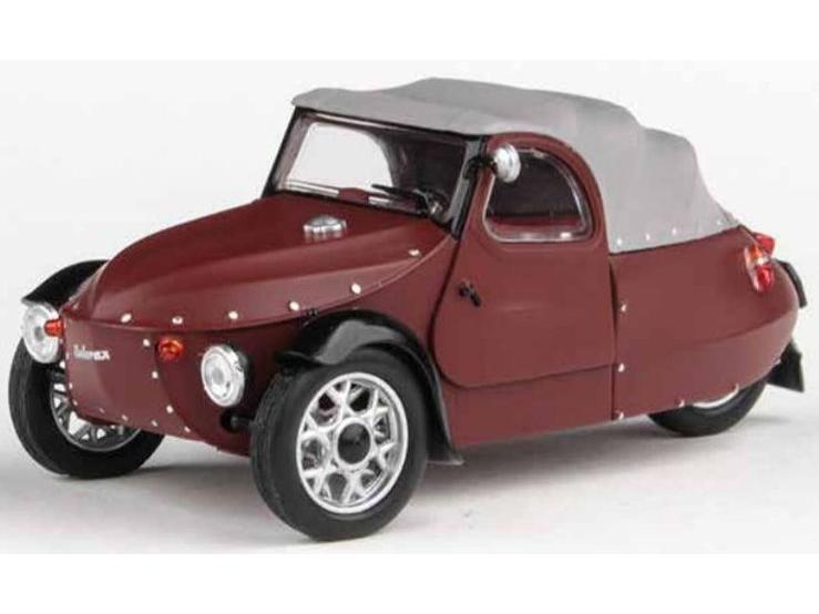 Velorex 16/350 1966 Brown/Mid Grey/Black 1:43 Scale Abrex Diecast Model Car-Abrex-Diecast Model Centre