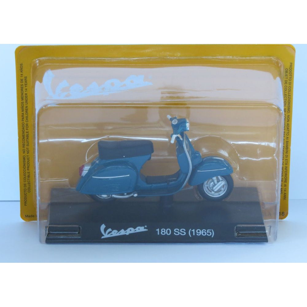 Vespa 180 SS 1965 blue - 1:18 Scale Diecast Model Scooter-Unbranded-Diecast Model Centre