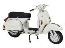 Vespa 200PX 1978 Grey 1:18 Scale Diecast Scooter – Maisto-Maisto-Diecast Model Centre