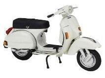 Vespa 200PX 1978 White 1:18 Scale Maisto Diecast Model Scooter-Maisto-Diecast Model Centre
