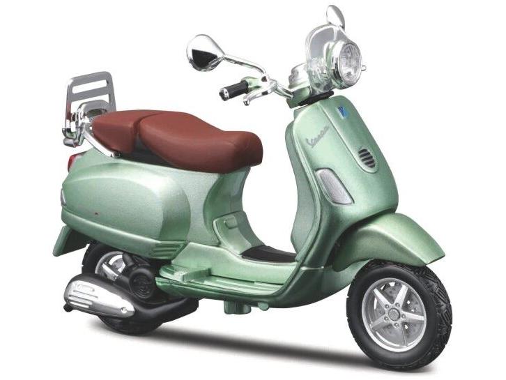 Vespa LXV 2013 Green 1:18 Scale Maisto Diecast Model Scooter-Maisto-Diecast Model Centre